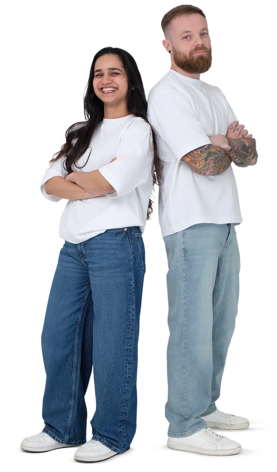 Lee Frankis and Lubna Pathan